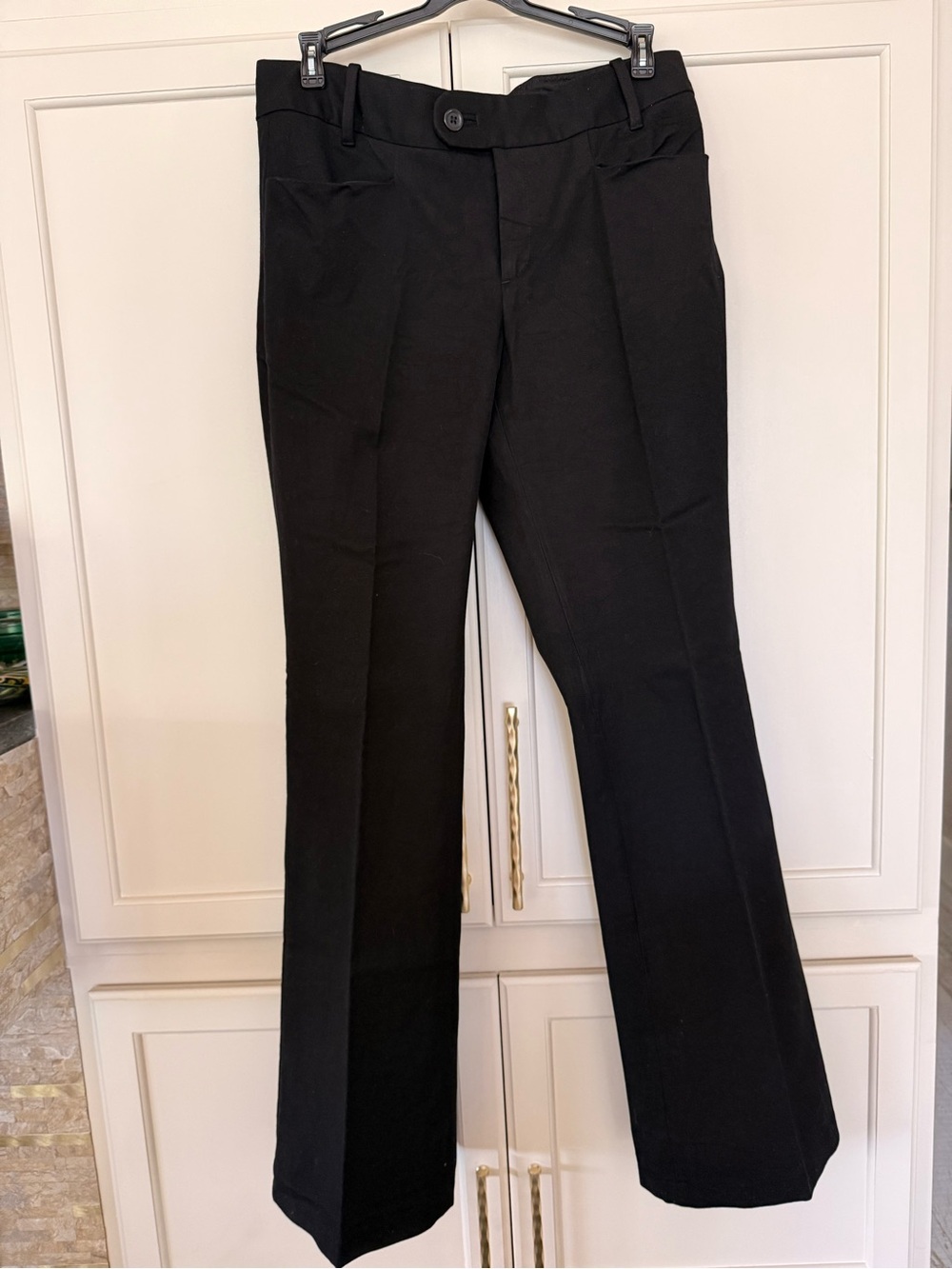 Banana Republic Martin Fit Black Boot Cut Dress Pants, Ladies Size 6